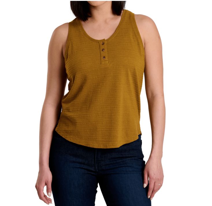Kuhl Women's Willa Henley Tank, Color: Bronze, Size: Small