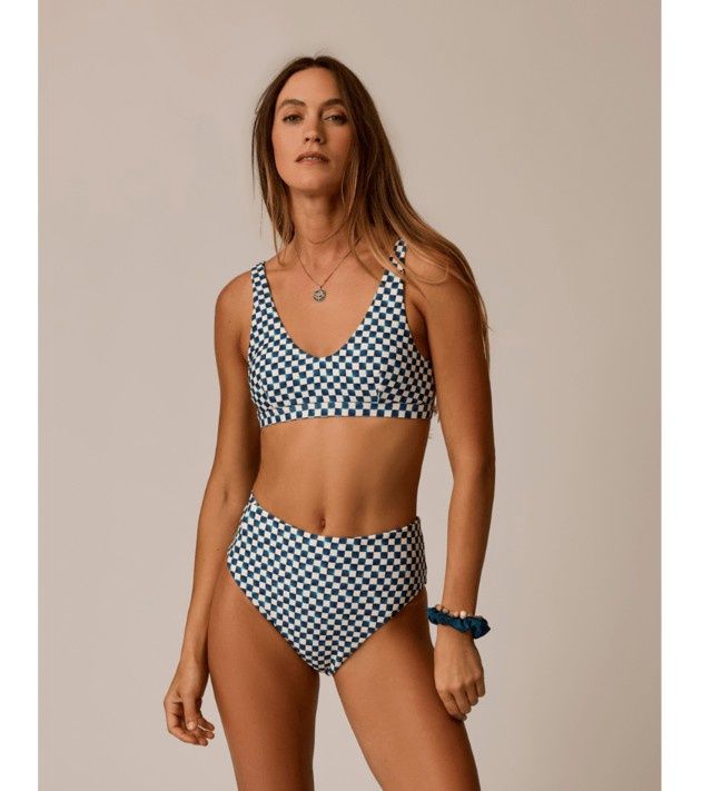 Carve Designs Lani Pocket Compression Swim Bottom, Women's, Color: Surfside-D, Size: XS