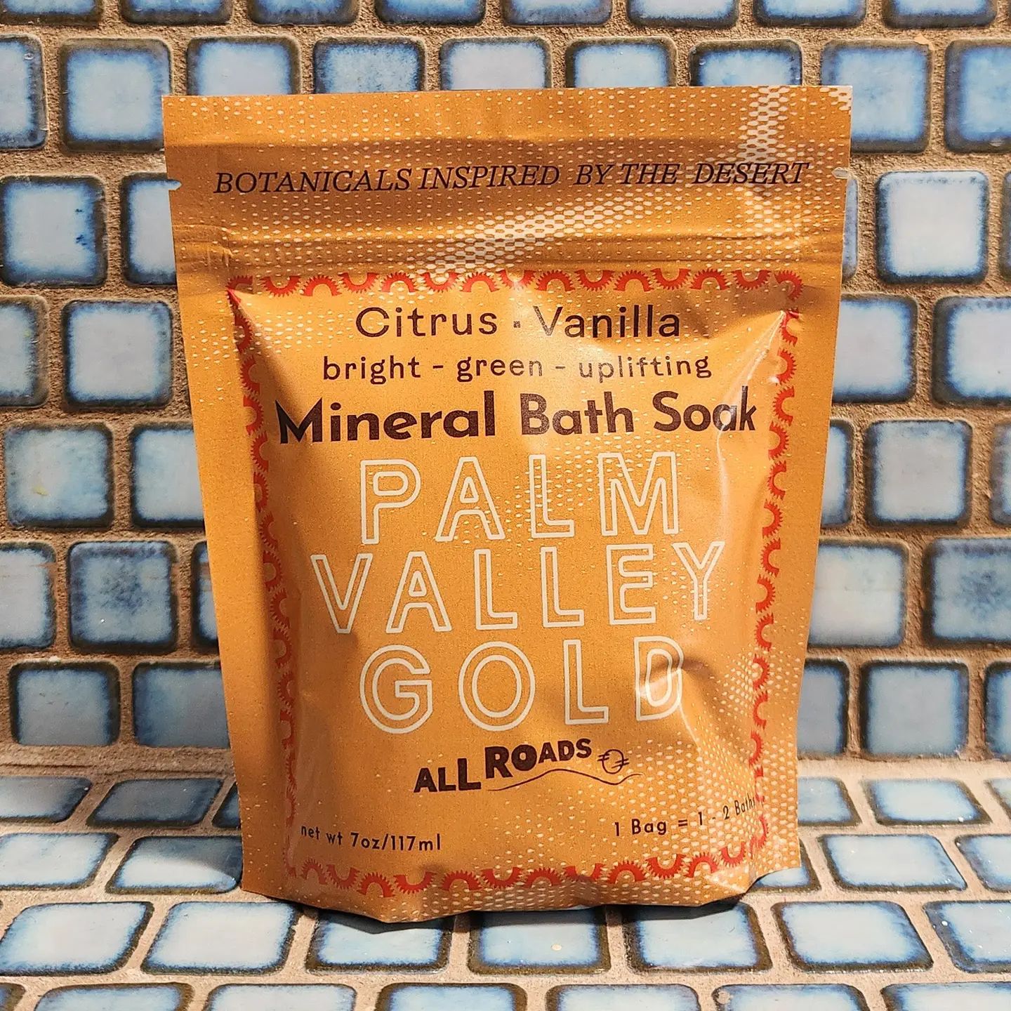 All Roads Bath Soak, Scent: Palm Valley Gold