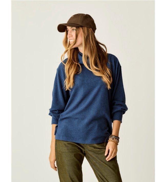 Carve Designs Cove Supersoft Cowl, Color: Navy Heather, Size: Small