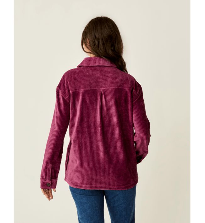 Carve Designs Hudson Stretch Cord Shacket, Women's