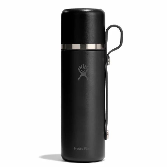 28 Oz Hot Flask &amp; Cup, Color: Black