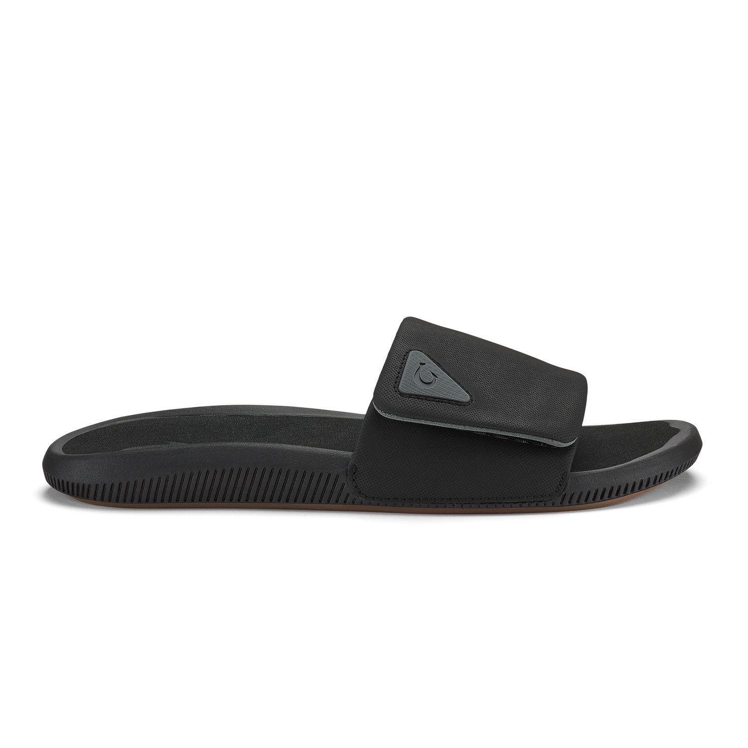 Olukai Ulele Men's Slides, Color: Lava Rock/Lava Rock, Size: 8