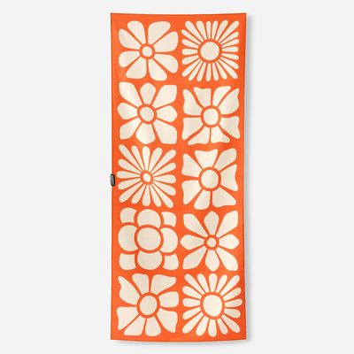 Nomadix Original Towel - Big Flowers Expedition Orange