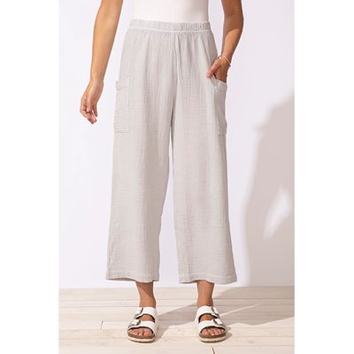 Sunkissed Gauze Pocket Flood Pant