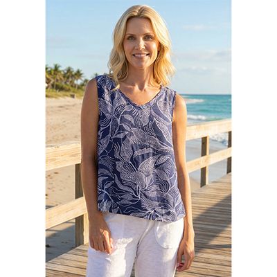 Regatta Rayon Leaves Resort Tank