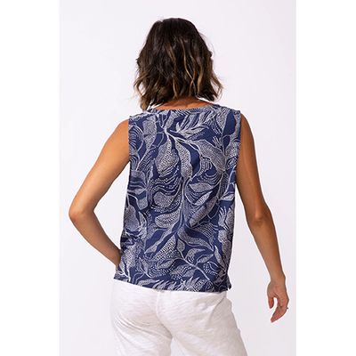 Escape Regatta Rayon Leaves Resort Tank, Women's