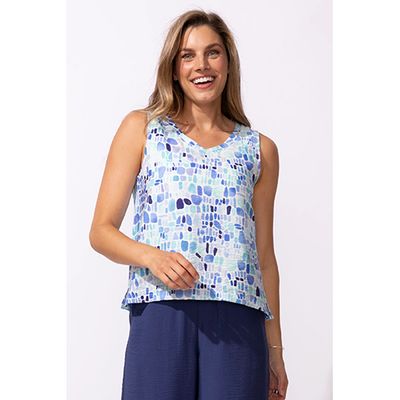 Escape Regatta Rayon Seaglass Resort Tank, Women's
