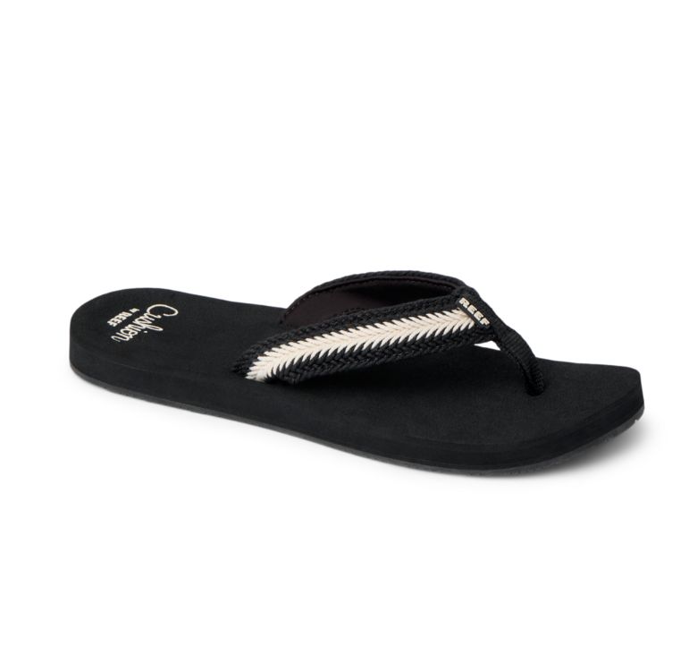 Reef Baja Maria Women's Sandals, Color: Black/Vintage-D, Size: 5