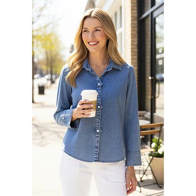 Perfect Travel Tab Detail Shirt