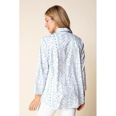 Habitat Perfect Travel Print Zip Pocket Women's Shirt