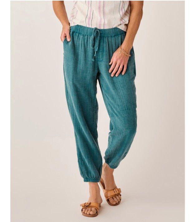 Carve Designs Calista Gauze Pant, Color: Nightdive, Size: XS