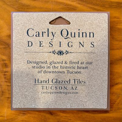 Carly Quinn Designs 6x6 Decorative Tile-WT Hedgehog