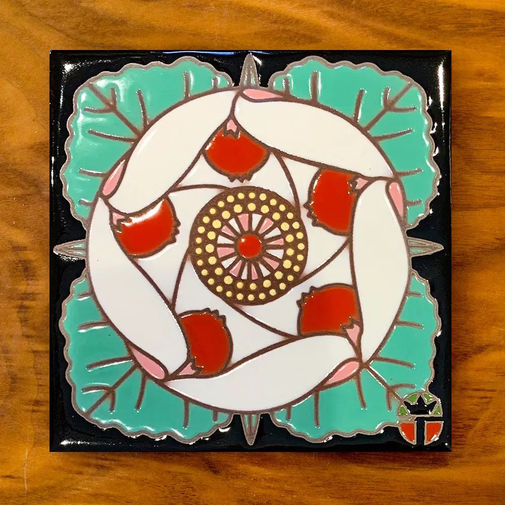 Carly Quinn Designs 6x6 Decorative Tile-Desert 5 Spot