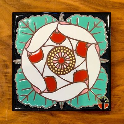 Carly Quinn Designs 6x6 Decorative Tile-Desert 5 Spot