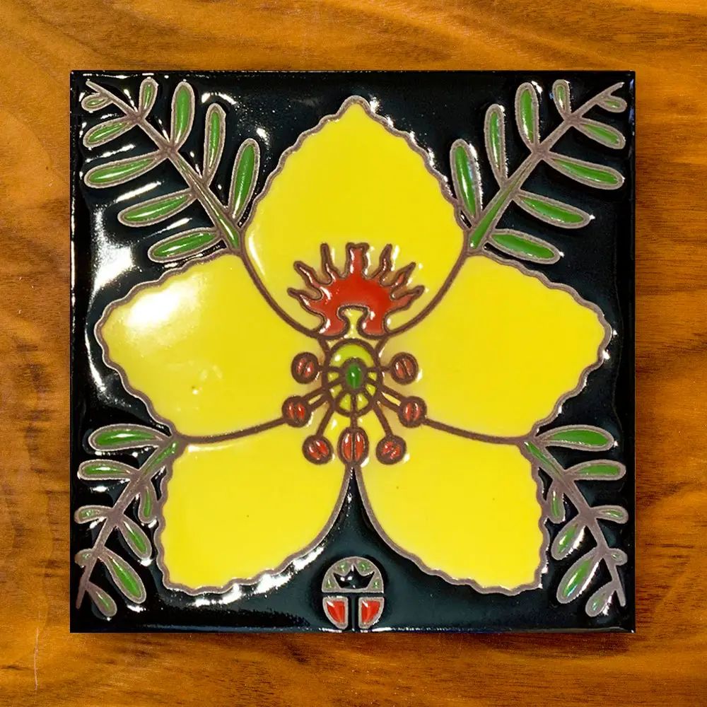 Carly Quinn Designs 6x6 Decorative Tile-Palo Verde