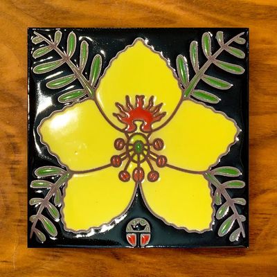 Carly Quinn Designs 6x6 Decorative Tile-Palo Verde