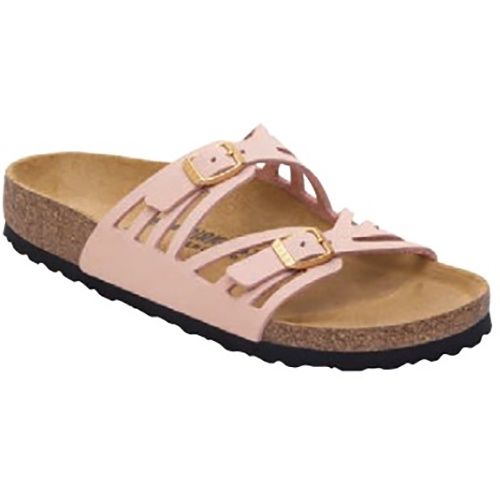 Birkenstock Women's Granada Nubuck-Narrow, Color: Soft Pink, Size: 37 (6-6.5)
