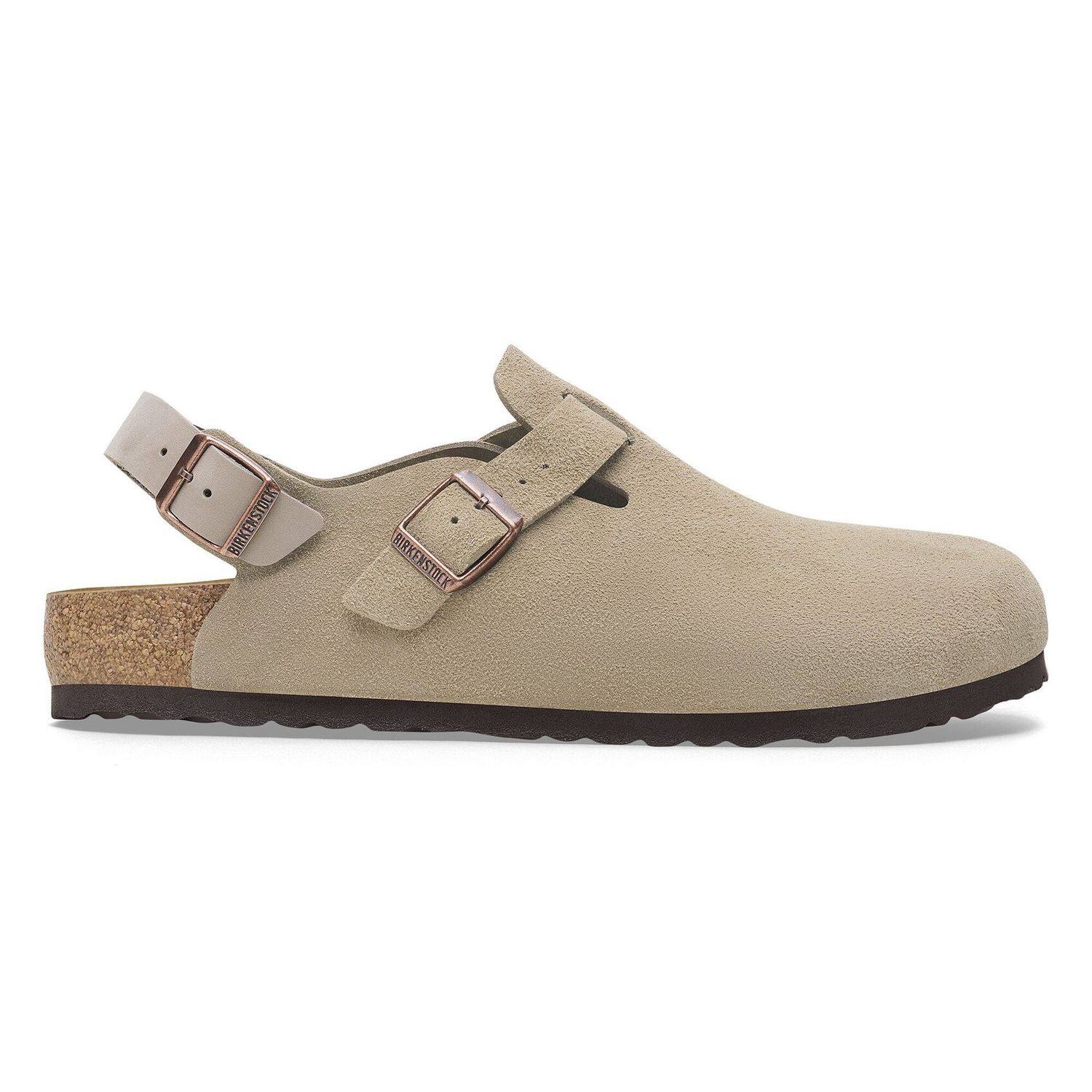 Birkenstock Women's Tokio Suede-Narrow, Color: Taupe, Size: 37 (6-6.5)