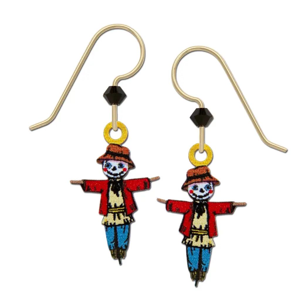 Scarecrow Earrings (Disc), Color: Gold