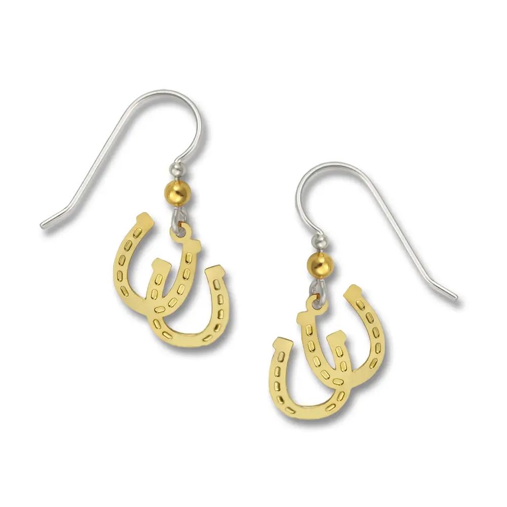 Double Horseshoes, Color: Silver/Gold