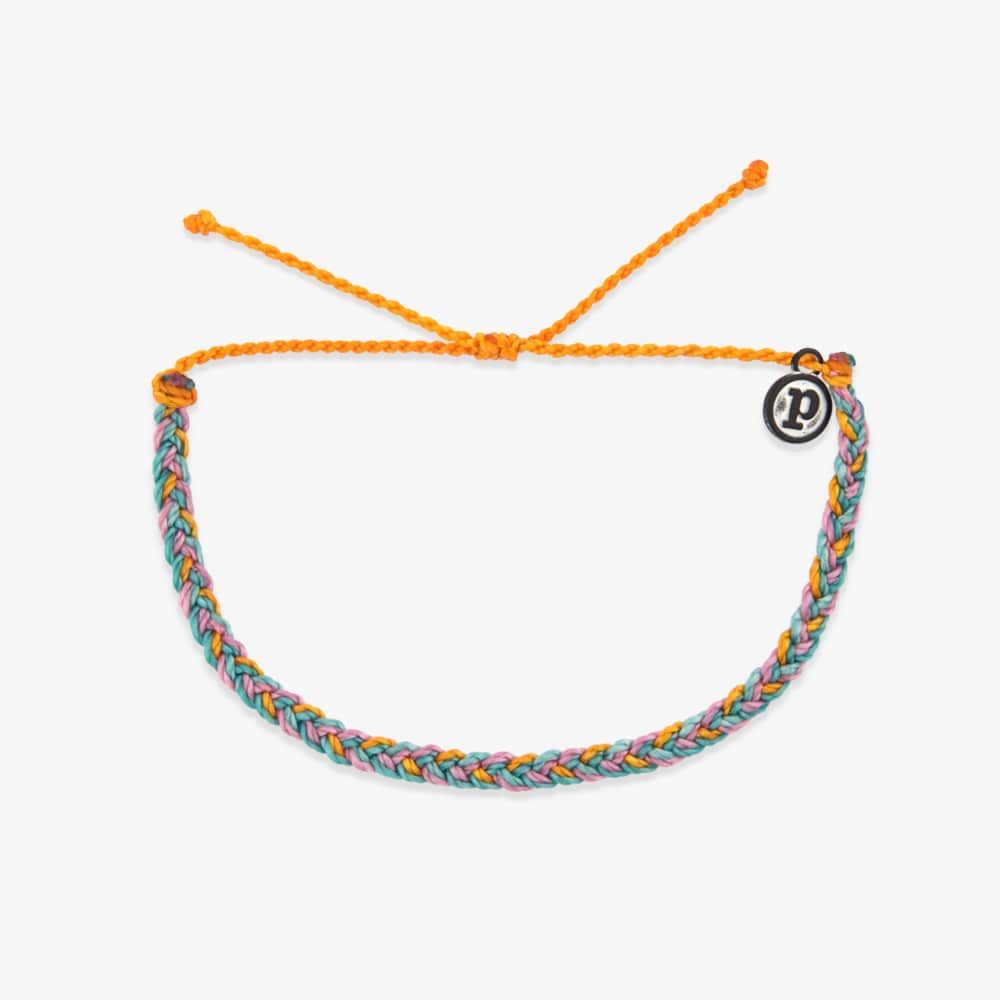 Puravida Mini Braided Bracelet, Canary, Color: Canary, Size: Bracelet