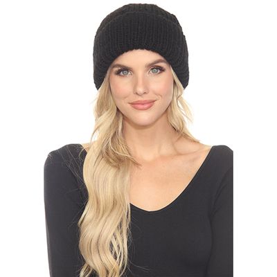 Lakhays Ribbed Fine Wool Fisherman Beanie