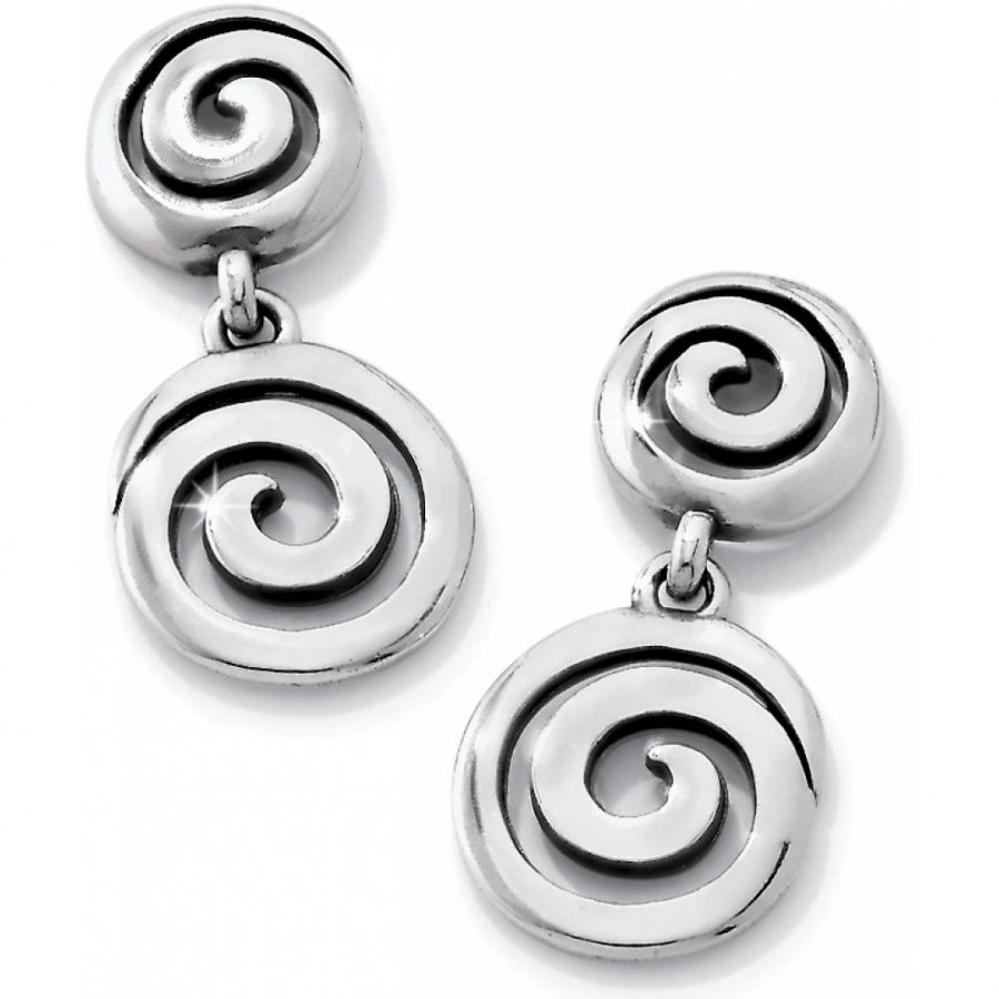 Brighton Vertigo Post Drop Earrings, Color: Silver