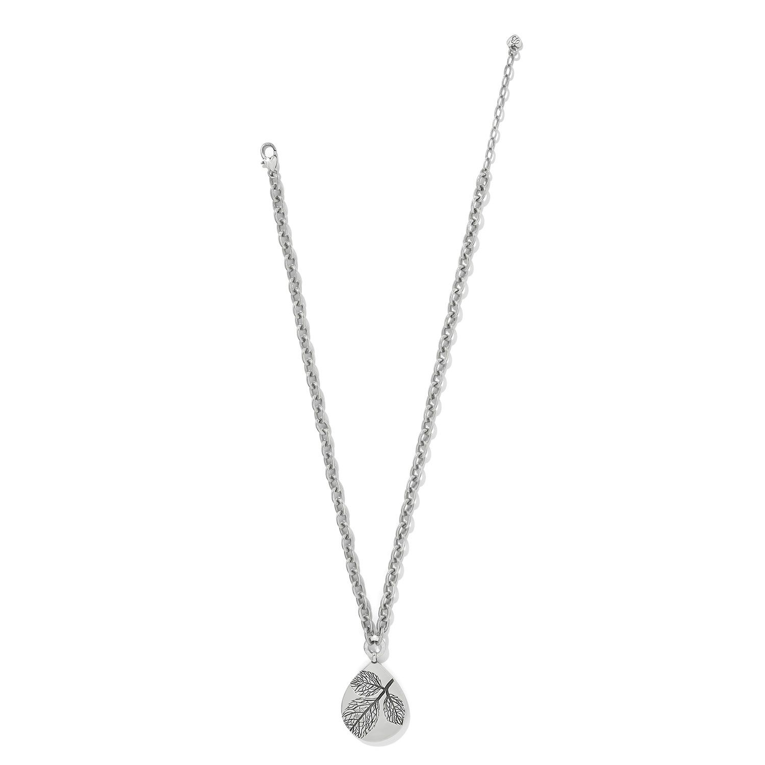 Brighton Natura Teardrop Necklace, Color: Silver