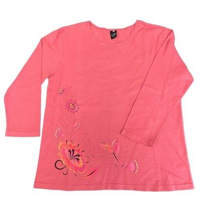 Sabaku Women's 3/4 Slv Best Tee, Fancy Bird