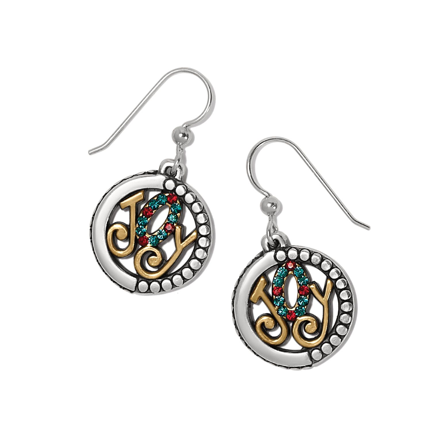 Brighton Holiday Joy French Wire Earrings, Color: Gold