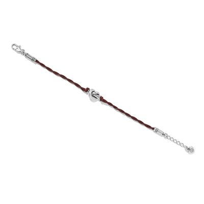 Brighton Interlok Single Knot Leather Bracelet