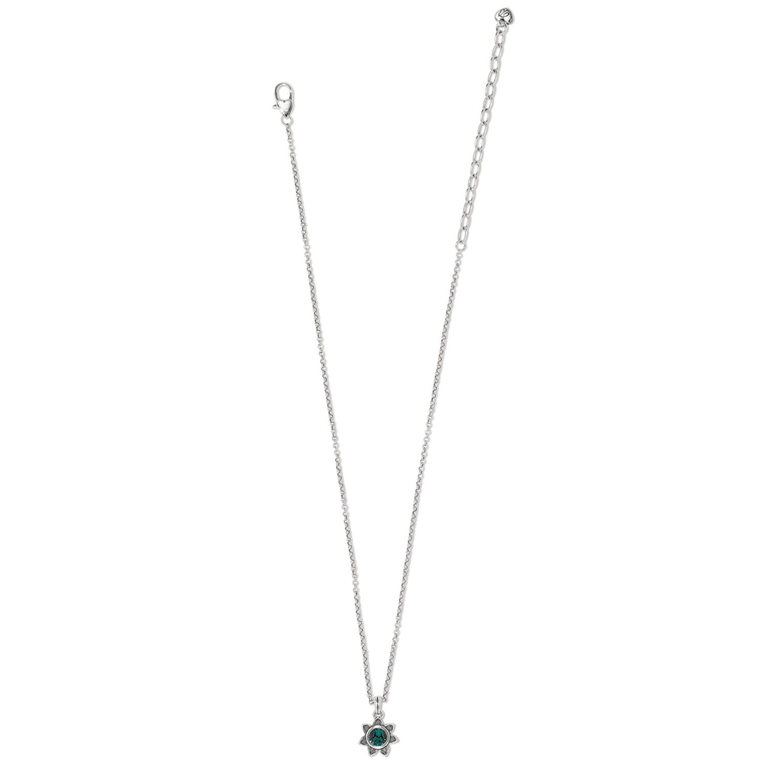 Brighton Everbloom Sunflower Necklace - May, Color: Emerald