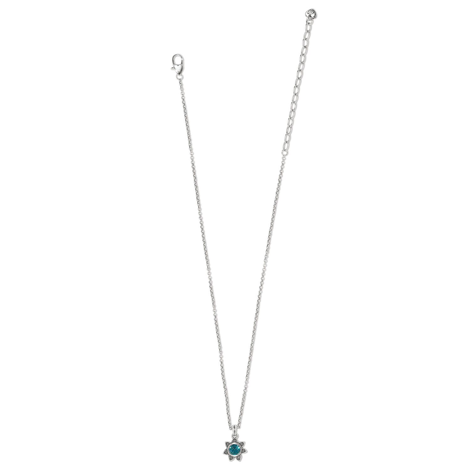 Brighton Everbloom Sunflower Necklace - December, Color: Zircon