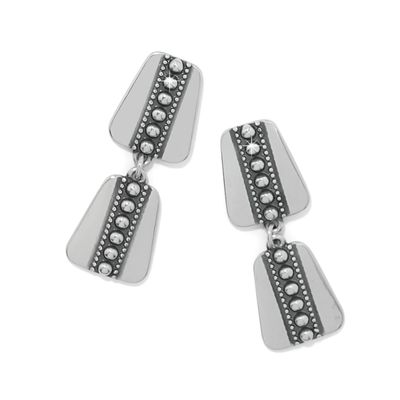 Brighton Pretty Tough Geo Post Drop Earrings