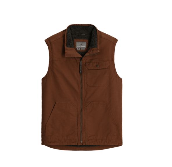 Royal Robbins El Cap Canvas Men's Vest, Color: Saddle, Size: Medium