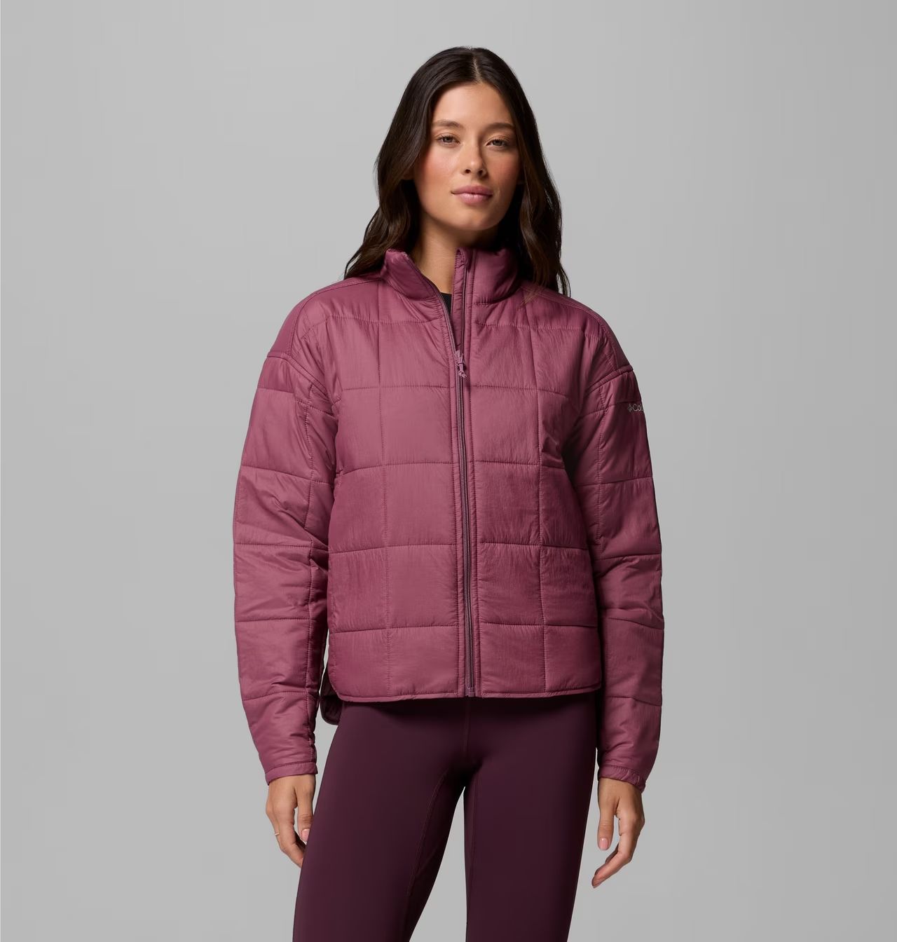 Columbia Sienna Hill Quilted Women's Jacket, Color: Antique Mauve, Size: Small