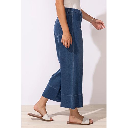 Escape Comfort Knit Denim Crop Jean, Women's