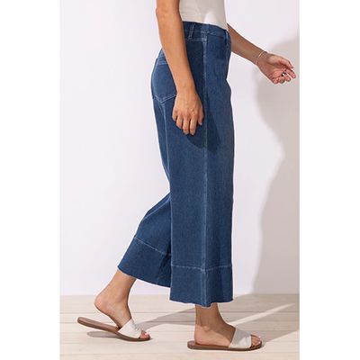 Escape Comfort Knit Denim Crop Jean, Women's