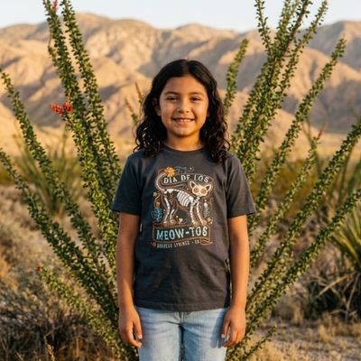 Borrego Outfitters Youth Los Meow Tos Tee Shirt
