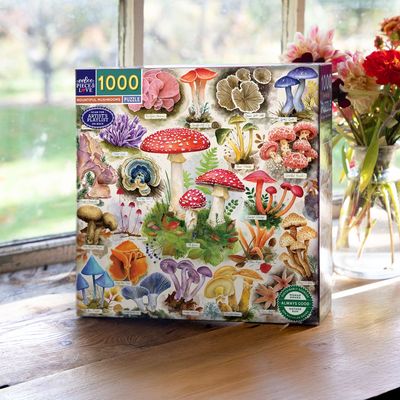 1000 Piece Puzzle - Bountiful Mushrooms
