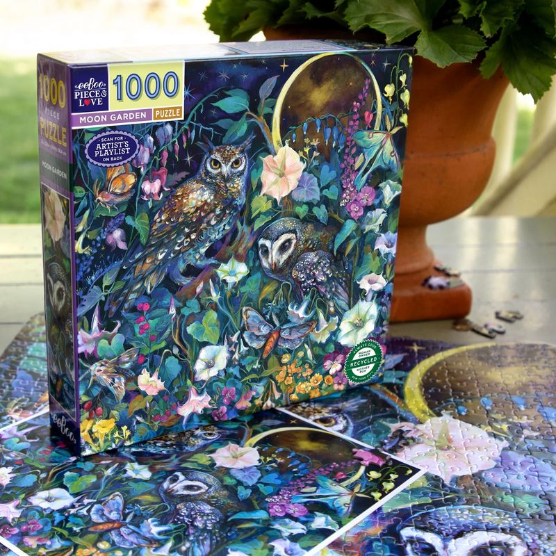 1000 Piece Puzzle - Moon Garden