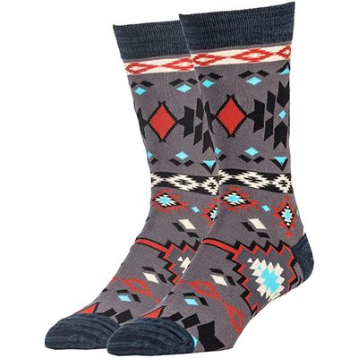 Men's Crew Socks, Cascara Sagrada