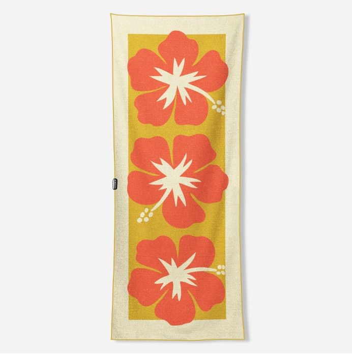 Nomadix Original Towel - Aloha Bloom Red Amber Sun