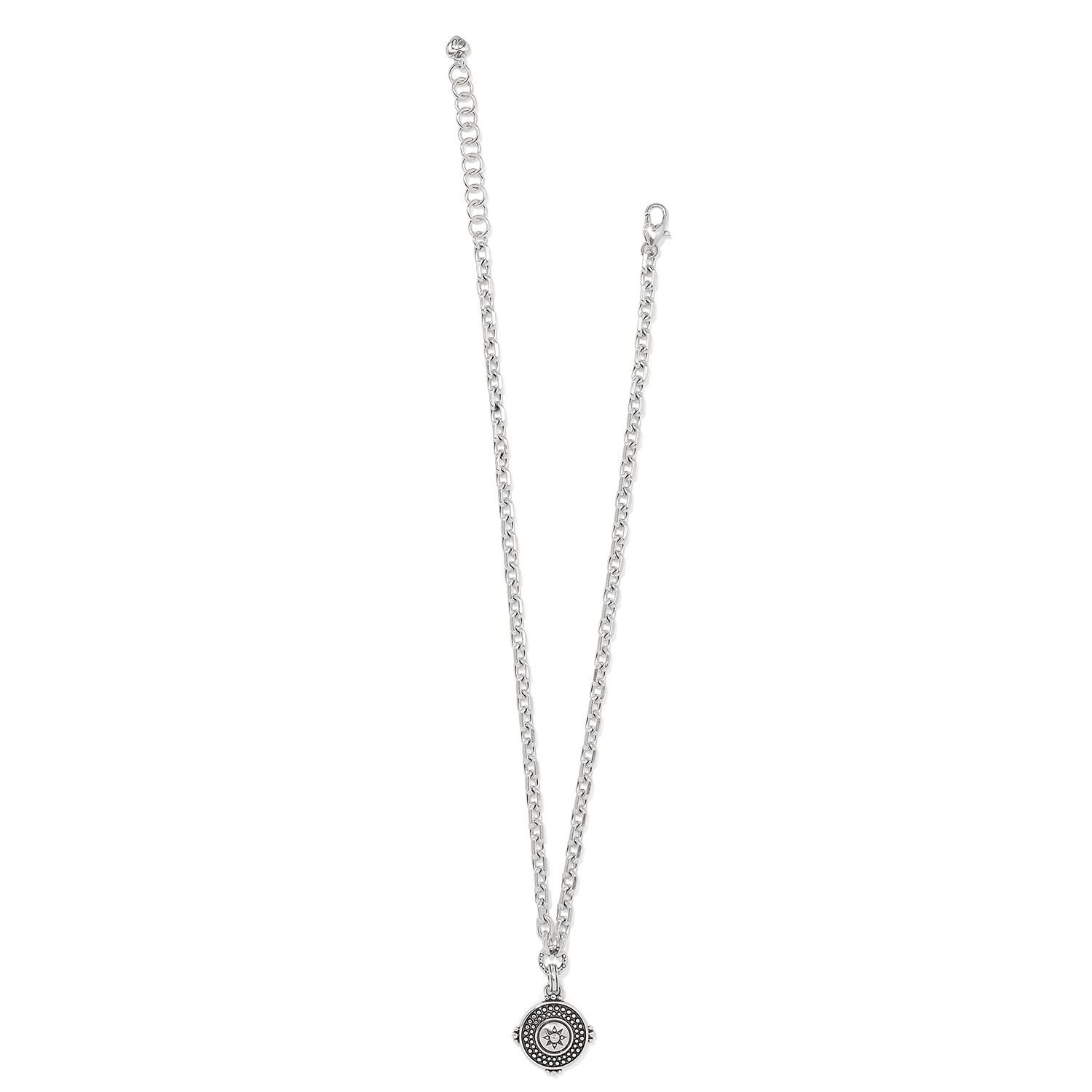 Brighton Mosaic Mojave Pendant Necklace, Color: Silver