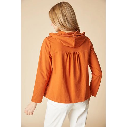 Habitat Stonewash Shirred Hoodie, Women's