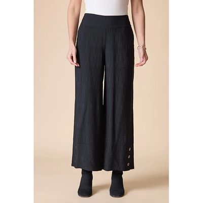 Habitat Rayon Jacquard Button Hem Pant, Women's