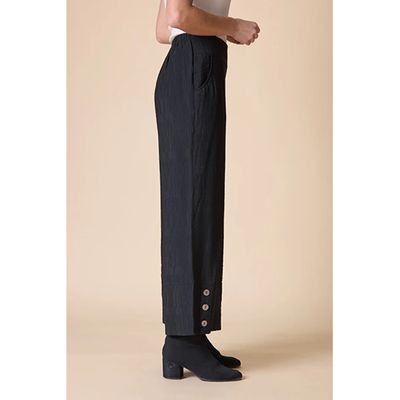 Habitat Rayon Jacquard Button Hem Pant, Women's