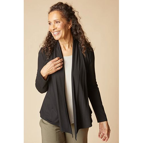 Habitat Travel Knit Waterfall Jacket, Women's, Color: Black, Size: XS