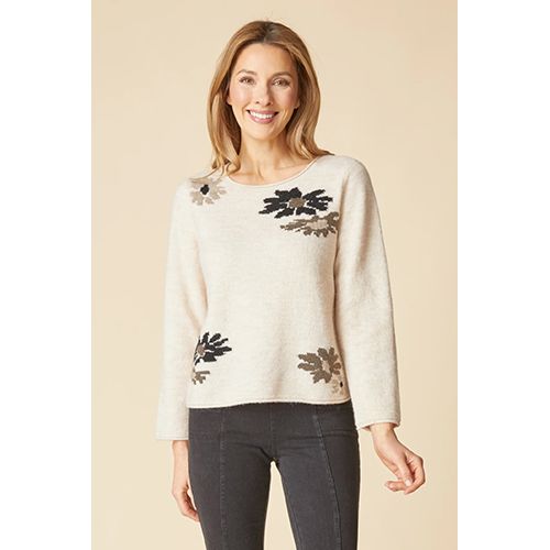 Habitat Cozy Bouquet Sweater, Women's, Color: Dove, Size: Small